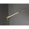 Mexen Velar drzwi prysznicowe rozsuwane 120 cm, grafit, złote - 871-120-000-41-50