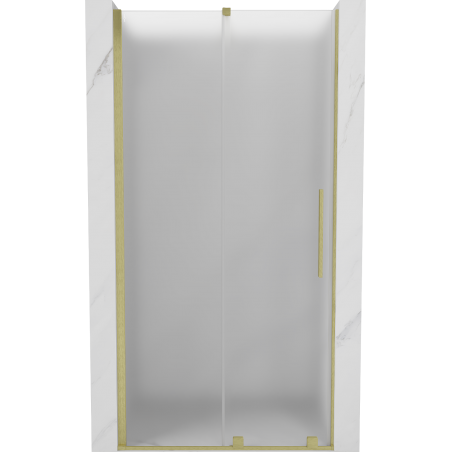 Mexen Velar lükanddušš uks 90 cm, härm, kuld matt - 871-090-000-31-55
