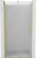 Mexen Velar lükanddušš uks 90 cm, härm, kuld matt - 871-090-000-31-55