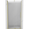 Mexen Velar Schiebetür Dusche 120 cm, Frost, Gold Gebürstet - 871-120-000-31-55