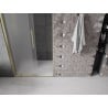 Mexen Velar drzwi prysznicowe rozsuwane 120 cm, szron, złote szczotkowane - 871-120-000-31-55