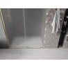 Mexen Velar Duschschiebetür 130 cm, matt, gebürstetes Gold - 871-130-000-31-55