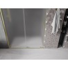 Mexen Velar lükanddušš uks 130 cm, härmatis, kuldne harjatud - 871-130-000-31-55