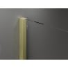 Mexen Velar drzwi prysznicowe rozsuwane 120 cm, szron, złote szczotkowane - 871-120-000-31-55
