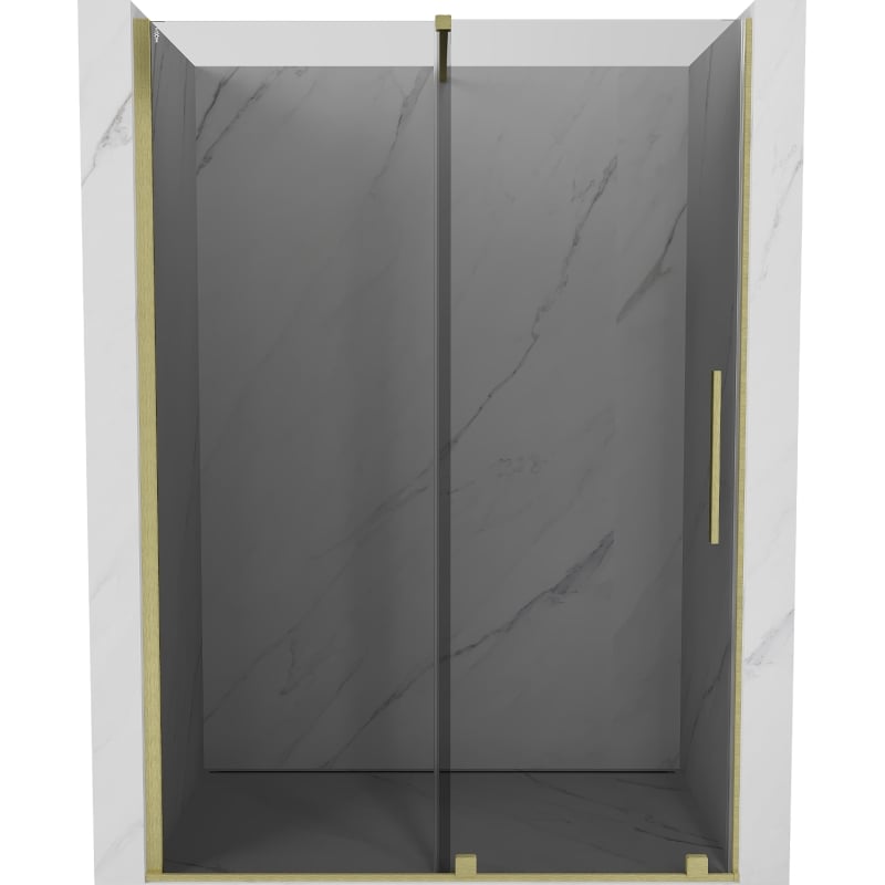 Mexen Velar lükand-dušiuks 130 cm, grafiit, kuld-harjatud - 871-130-000-41-55