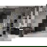 Mexen Velar Schiebetür Duschkabine 120 cm, Graphit, gebürstetes Gold - 871-120-000-41-55