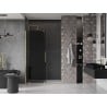 Mexen Velar sliding shower door 140 cm, graphite, brushed gold - 871-140-000-41-55