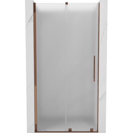 Mexen Velar lükand dušiuks 110 cm, härm, roosa kuld - 871-110-000-31-60