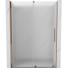 Mexen Velar sliding shower door 140 cm, frost, rose gold - 871-140-000-31-60