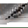 Mexen Velar schuifdouchedeur 130 cm, ijsglas, roségoud - 871-130-000-31-60