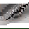 Mexen Velar schuifdouchedeur 160 cm, matglas, roségoud - 871-160-000-31-60