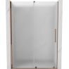 Mexen Velar schuifdouchedeur 130 cm, ijsglas, roségoud - 871-130-000-31-60