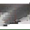 Mexen Velar schuifdouchedeur 130 cm, ijsglas, roségoud - 871-130-000-31-60