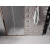 Mexen Velar porte de douche coulissante 120 cm, givre, or rose - 871-120-000-31-60