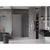 Mexen Velar sliding shower door 140 cm, frost, rose gold - 871-140-000-31-60