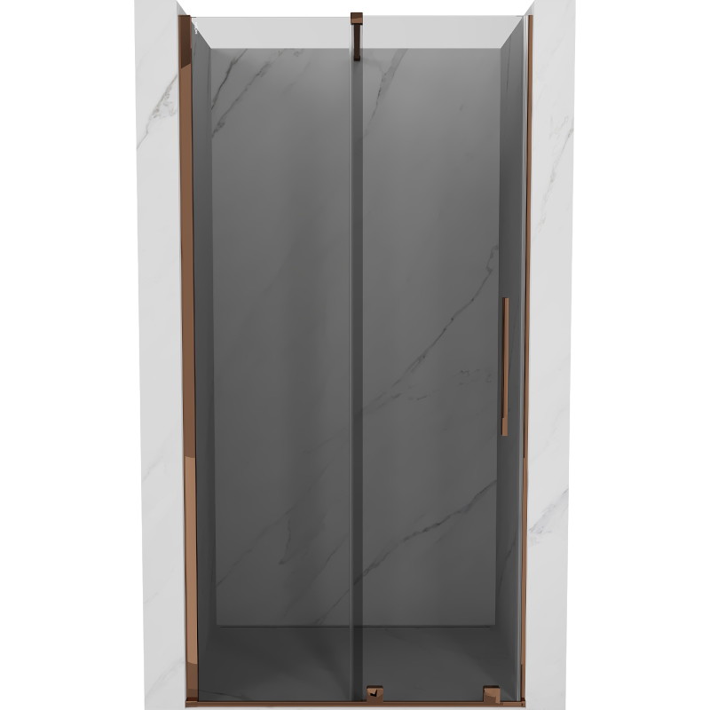Mexen Velar lükand dušiuks 90 cm, grafiit, roosa kuld - 871-090-000-41-60