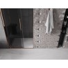 Mexen Velar lükand dušiuks 90 cm, grafiit, roosa kuld - 871-090-000-41-60