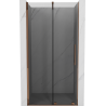 Mexen Velar lükandakaga dušiuksed 110 cm, grafiit, roosakaskuld - 871-110-000-41-60