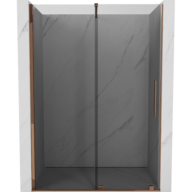 Mexen Velar klizna vrata 160 cm, grafit, ružičasto zlato - 871-160-000-41-60