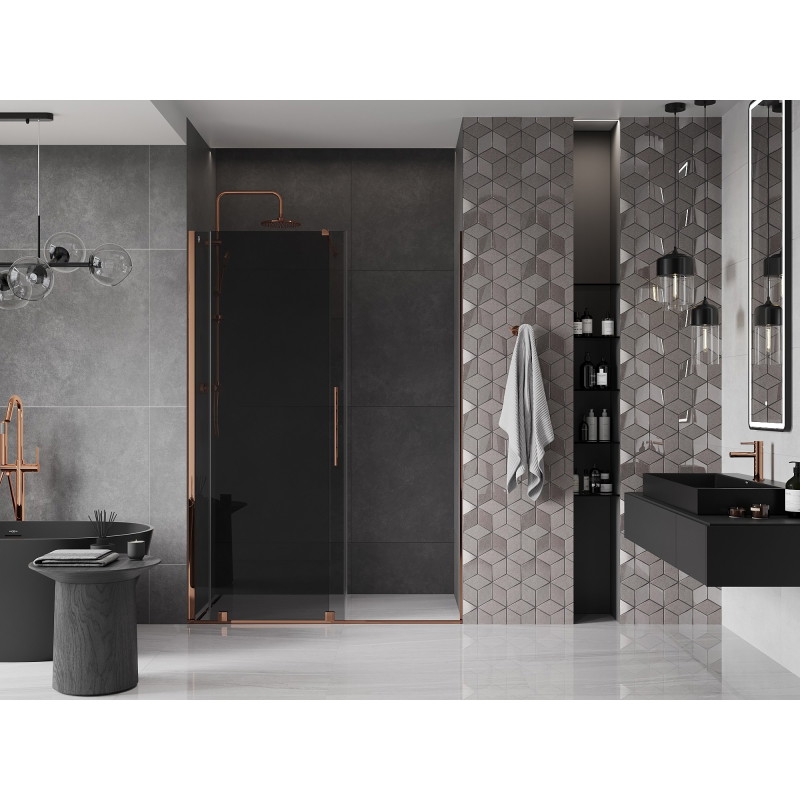 Mexen Velar lükanddušš 150 cm, grafiit, roosa kuld - 871-150-000-41-60