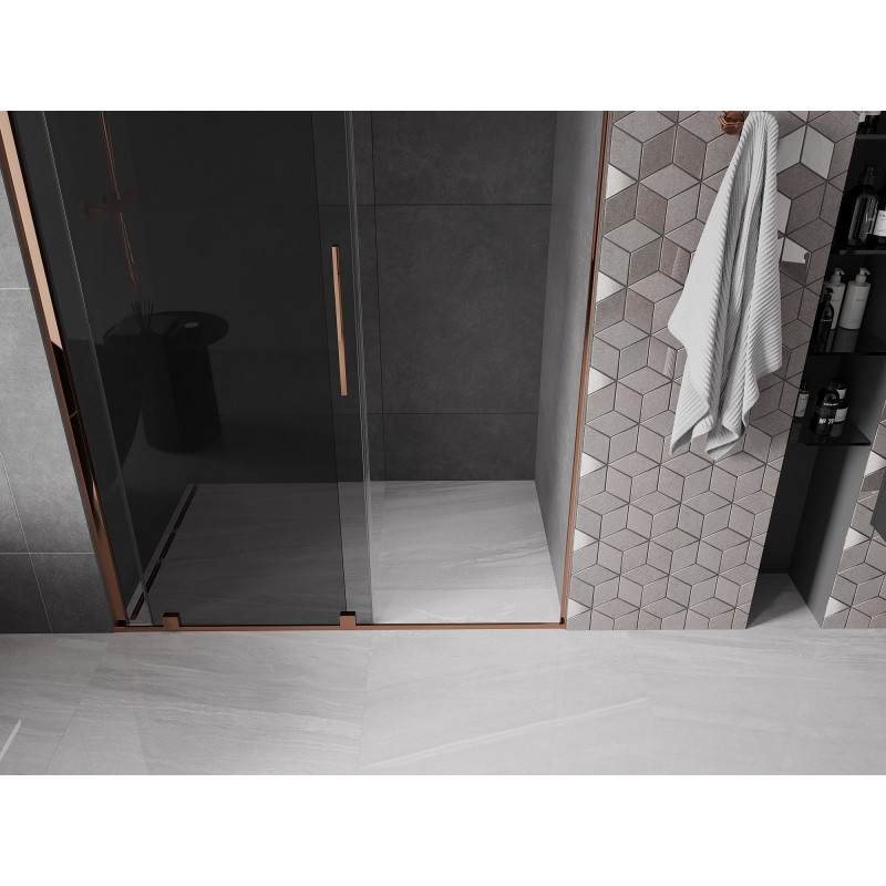Mexen Velar lükanddušš 150 cm, grafiit, roosa kuld - 871-150-000-41-60