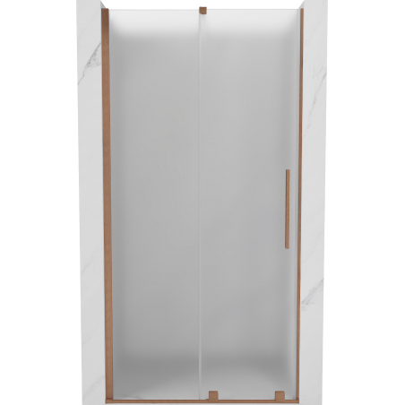 Mexen Velar lükand dušiuksed 120 cm, matt, harjatud vask - 871-120-000-31-65
