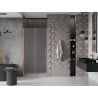 Mexen Velar sliding shower door 100 cm, frost, brushed copper - 871-100-000-31-65