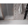 Mexen Velar sliding shower door 100 cm, frost, brushed copper - 871-100-000-31-65