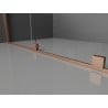Mexen Velar drzwi prysznicowe rozsuwane 120 cm, szron, miedź szczotkowana - 871-120-000-31-65