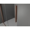 Mexen Velar drzwi prysznicowe rozsuwane 120 cm, szron, miedź szczotkowana - 871-120-000-31-65