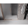 Mexen Velar lükand dušiuksed 130 cm, härmatis, harjatud vask - 871-130-000-31-65