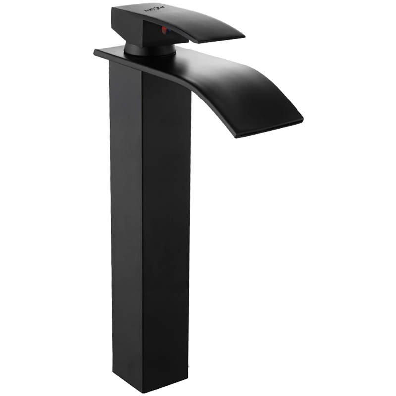 Mexen Aries hohe Waschbeckenarmatur, schwarz - 744810-70