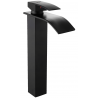 Mexen Aries grifo de lavabo alto, negro - 744810-70