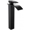 Mexen Aries hohe Waschbeckenarmatur, schwarz - 744810-70