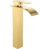 Mexen Aries Hohe Waschbeckenarmatur, Gold - 744810-50