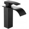 Mexen Aries grifo de lavabo, negro - 744800-70