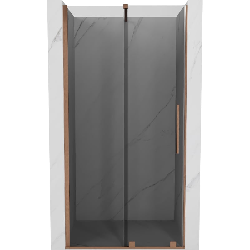 Mexen Velar liuguksed dušiuks 120 cm, grafiit, harjatud vask - 871-120-000-41-65