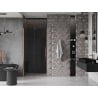Mexen Velar 120 cm Sliding Shower Door, Graphite, Brushed Copper - 871-120-000-41-65
