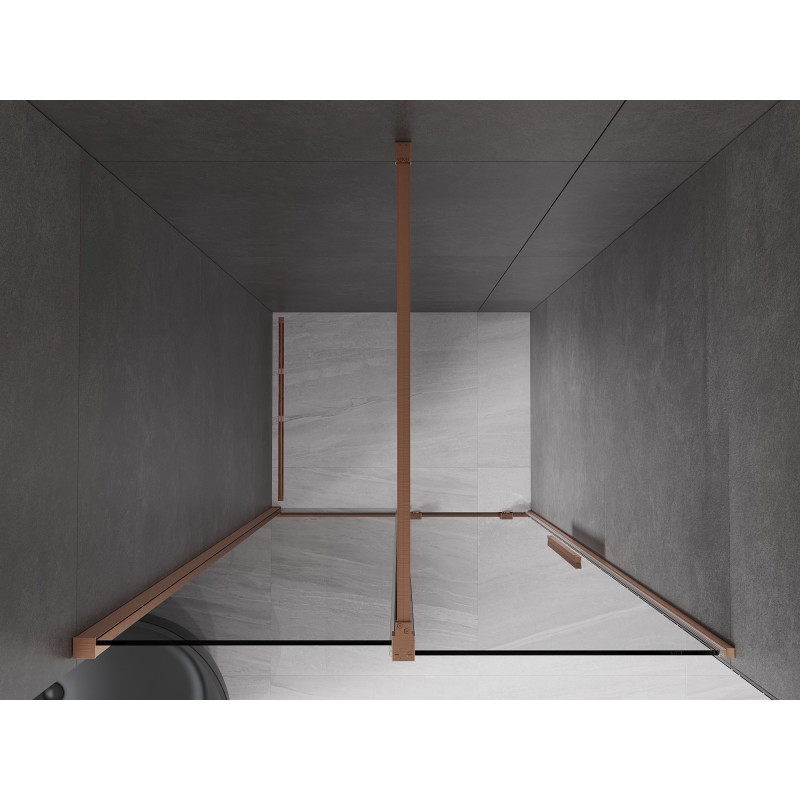 Mexen Velar lükand ruuduksed 110 cm, grafiit, harjatud vask - 871-110-000-41-65