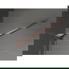 Mexen Velar gleitende Duschabtrennung 120 cm, Graphit, gebürstetes Kupfer - 871-120-000-41-65