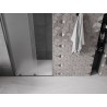 Mexen Velar libisev dušiuks, 110 cm, härmatatud, pintseldatud relv-hall - 871-110-000-31-66