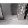 Mexen Velar sliding shower door 130 cm, frost, brushed gun gray - 871-130-000-31-66