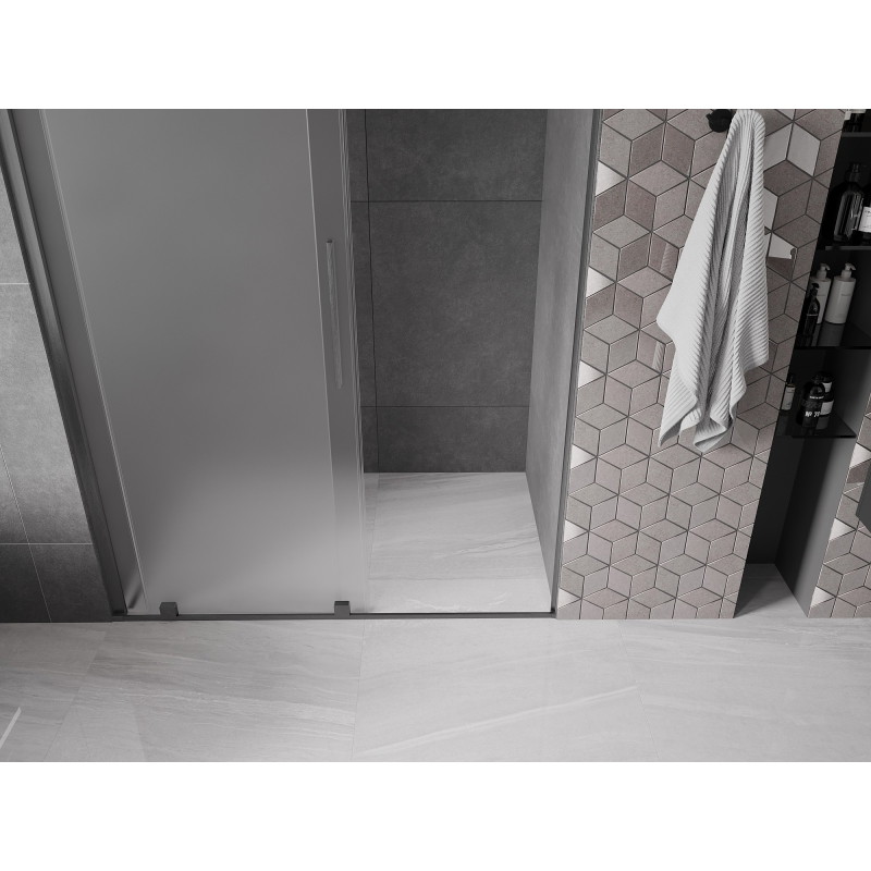 Mexen Velar dušiseina lükanduks 160 cm, härm, gunhall harjatud - 871-160-000-31-66