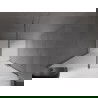 Mexen Velar Schiebeduschtür 140 cm, Mattglas, gebürstetes Gun Grey - 871-140-000-31-66