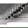 Mexen Velar Schiebeduschtür 140 cm, Mattglas, gebürstetes Gun Grey - 871-140-000-31-66