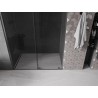 Mexen Velar lükand dušiuksed 140 cm, grafiit, reljeefne harjatud hall - 871-140-000-41-66