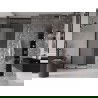 Mexen Velar schuifdouchedeur 100 cm, matglas, zwart - 871-100-000-31-70
