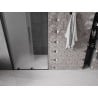 Mexen Velar drzwi prysznicowe rozsuwane 120 cm, szron, czarne - 871-120-000-31-70