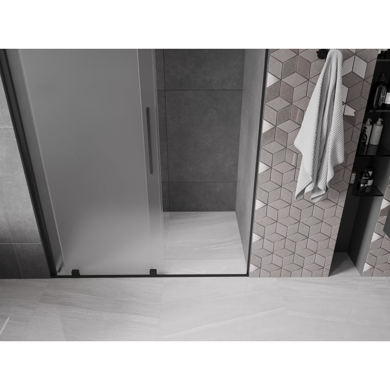 Mexen Velar lükand duššiuks 140 cm, härmatised, must - 871-140-000-31-70