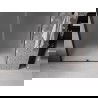 Mexen Velar Duschschiebetür 150 cm, Mattglas, Schwarz - 871-150-000-31-70